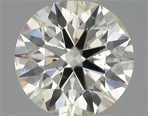 Picture of Natural Diamond 0.50 Carats, Round with Excellent Cut, I Color, SI2 Clarity and Certified by IGI