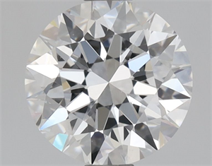 Picture of Natural Diamond 1.02 Carats, Round with Excellent Cut, D Color, IF Clarity and Certified by GIA