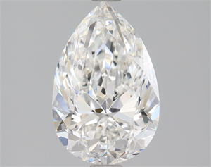 Picture of Natural Diamond 1.80 Carats, Pear with  Cut, F Color, VS1 Clarity and Certified by GIA