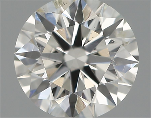 Picture of Natural Diamond 0.56 Carats, Round with Excellent Cut, H Color, SI1 Clarity and Certified by IGI