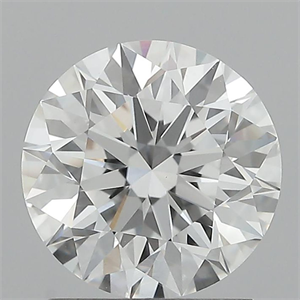 Picture of Natural Diamond 1.61 Carats, Round with Excellent Cut, E Color, VS1 Clarity and Certified by GIA