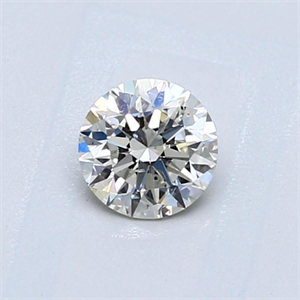 Picture of Natural Diamond 0.51 Carats, Round with Very Good Cut, K Color, SI2 Clarity and Certified by GIA