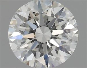 Picture of Natural Diamond 0.40 Carats, Round with Excellent Cut, J Color, SI1 Clarity and Certified by GIA