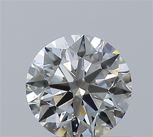 Picture of Natural Diamond 0.50 Carats, Round with Excellent Cut, J Color, SI1 Clarity and Certified by GIA