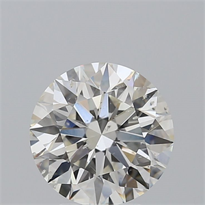 Picture of Natural Diamond 3.58 Carats, Round with Excellent Cut, H Color, SI2 Clarity and Certified by GIA