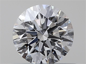 Picture of Natural Diamond 0.41 Carats, Round with Excellent Cut, D Color, SI1 Clarity and Certified by GIA