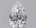 Natural Diamond 0.72 Carats, Pear with  Cut, E Color, VS1 Clarity and Certified by GIA