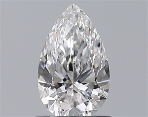 Picture of Natural Diamond 0.72 Carats, Pear with  Cut, E Color, VS1 Clarity and Certified by GIA