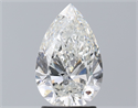 Natural Diamond 2.20 Carats, Pear with  Cut, I Color, SI2 Clarity and Certified by GIA