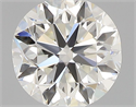 Natural Diamond 0.40 Carats, Round with Very Good Cut, I Color, VVS2 Clarity and Certified by GIA