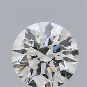 Picture of Natural Diamond 0.40 Carats, Round with Excellent Cut, I Color, VS2 Clarity and Certified by GIA