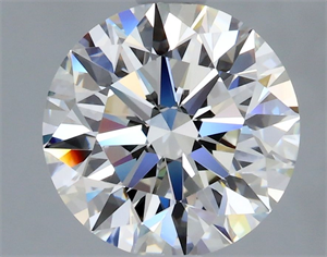 Picture of Natural Diamond 1.71 Carats, Round with Excellent Cut, H Color, VVS2 Clarity and Certified by GIA