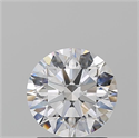 Natural Diamond 1.70 Carats, Round with Excellent Cut, D Color, VS1 Clarity and Certified by GIA