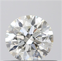 Natural Diamond 0.40 Carats, Round with Excellent Cut, I Color, VVS2 Clarity and Certified by GIA