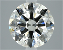 Natural Diamond 2.00 Carats, Round with Excellent Cut, J Color, VVS2 Clarity and Certified by GIA