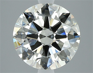 Picture of Natural Diamond 2.00 Carats, Round with Excellent Cut, J Color, VVS2 Clarity and Certified by GIA