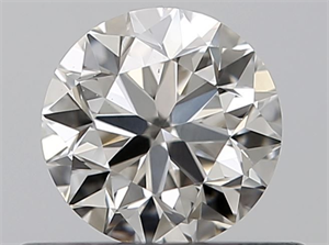 Picture of Natural Diamond 0.40 Carats, Round with Very Good Cut, J Color, VS2 Clarity and Certified by GIA