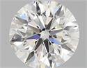 Natural Diamond 0.43 Carats, Round with Excellent Cut, I Color, IF Clarity and Certified by GIA