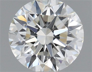 Picture of Natural Diamond 0.55 Carats, Round with Excellent Cut, J Color, VS1 Clarity and Certified by GIA