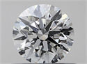 Natural Diamond 0.45 Carats, Round with Excellent Cut, H Color, SI1 Clarity and Certified by GIA