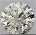 Natural Diamond 0.60 Carats, Round with Very Good Cut, I Color, SI2 Clarity and Certified by GIA