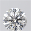 Natural Diamond 0.45 Carats, Round with Excellent Cut, F Color, SI2 Clarity and Certified by GIA