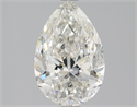 Natural Diamond 1.91 Carats, Pear with  Cut, I Color, SI2 Clarity and Certified by GIA