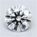 Natural Diamond 1.52 Carats, Round with Excellent Cut, D Color, SI1 Clarity and Certified by GIA