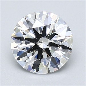 Picture of Natural Diamond 1.52 Carats, Round with Excellent Cut, D Color, SI1 Clarity and Certified by GIA