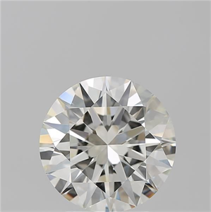 Picture of Natural Diamond 3.37 Carats, Round with Excellent Cut, J Color, IF Clarity and Certified by GIA