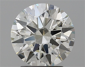 Picture of Natural Diamond 2.06 Carats, Round with Excellent Cut, J Color, VS2 Clarity and Certified by IGI