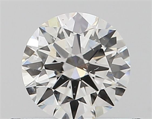 Picture of Natural Diamond 0.40 Carats, Round with Excellent Cut, G Color, SI1 Clarity and Certified by GIA