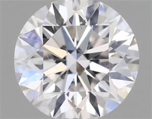 Picture of Natural Diamond 0.41 Carats, Round with Excellent Cut, I Color, VS2 Clarity and Certified by GIA