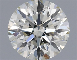 Picture of Natural Diamond 0.50 Carats, Round with Excellent Cut, I Color, VS2 Clarity and Certified by IGI