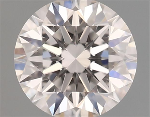 Picture of Natural Diamond 0.41 Carats, Round with Excellent Cut, D Color, VS2 Clarity and Certified by GIA