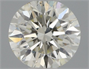 Natural Diamond 0.40 Carats, Round with Excellent Cut, J Color, VS2 Clarity and Certified by IGI