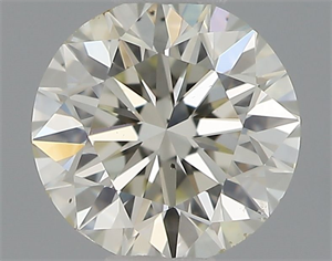 Picture of Natural Diamond 0.40 Carats, Round with Excellent Cut, J Color, VS2 Clarity and Certified by IGI