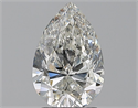 Natural Diamond 1.90 Carats, Pear with  Cut, I Color, SI2 Clarity and Certified by GIA