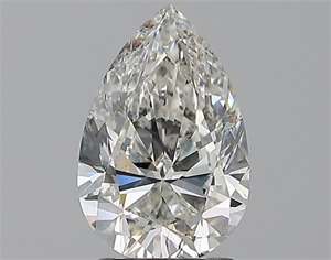 Picture of Natural Diamond 1.90 Carats, Pear with  Cut, I Color, SI2 Clarity and Certified by GIA