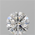 Natural Diamond 1.62 Carats, Round with Excellent Cut, H Color, IF Clarity and Certified by GIA