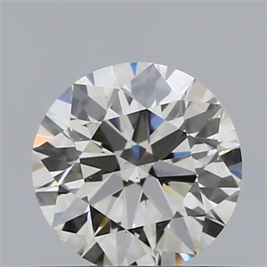 Picture of Natural Diamond 0.40 Carats, Round with Excellent Cut, H Color, VS2 Clarity and Certified by IGI