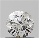 Natural Diamond 0.51 Carats, Round with Excellent Cut, I Color, SI1 Clarity and Certified by IGI