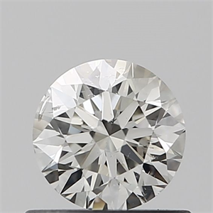 Picture of Natural Diamond 0.51 Carats, Round with Excellent Cut, I Color, SI1 Clarity and Certified by IGI