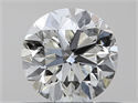 Natural Diamond 0.50 Carats, Round with Very Good Cut, J Color, VS1 Clarity and Certified by GIA