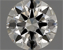 Natural Diamond 0.50 Carats, Round with Excellent Cut, K Color, VS1 Clarity and Certified by GIA