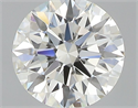 Natural Diamond 0.40 Carats, Round with Excellent Cut, I Color, VVS2 Clarity and Certified by GIA