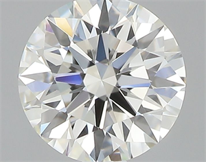 Picture of Natural Diamond 0.40 Carats, Round with Excellent Cut, I Color, VVS2 Clarity and Certified by GIA