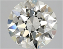 Natural Diamond 2.01 Carats, Round with Excellent Cut, J Color, VVS1 Clarity and Certified by GIA