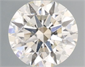 Natural Diamond 0.46 Carats, Round with Excellent Cut, I Color, SI1 Clarity and Certified by IGI