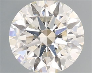 Picture of Natural Diamond 0.46 Carats, Round with Excellent Cut, I Color, SI1 Clarity and Certified by IGI